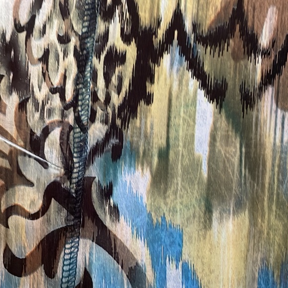 Boho silky blues dress - Picture 4 of 8